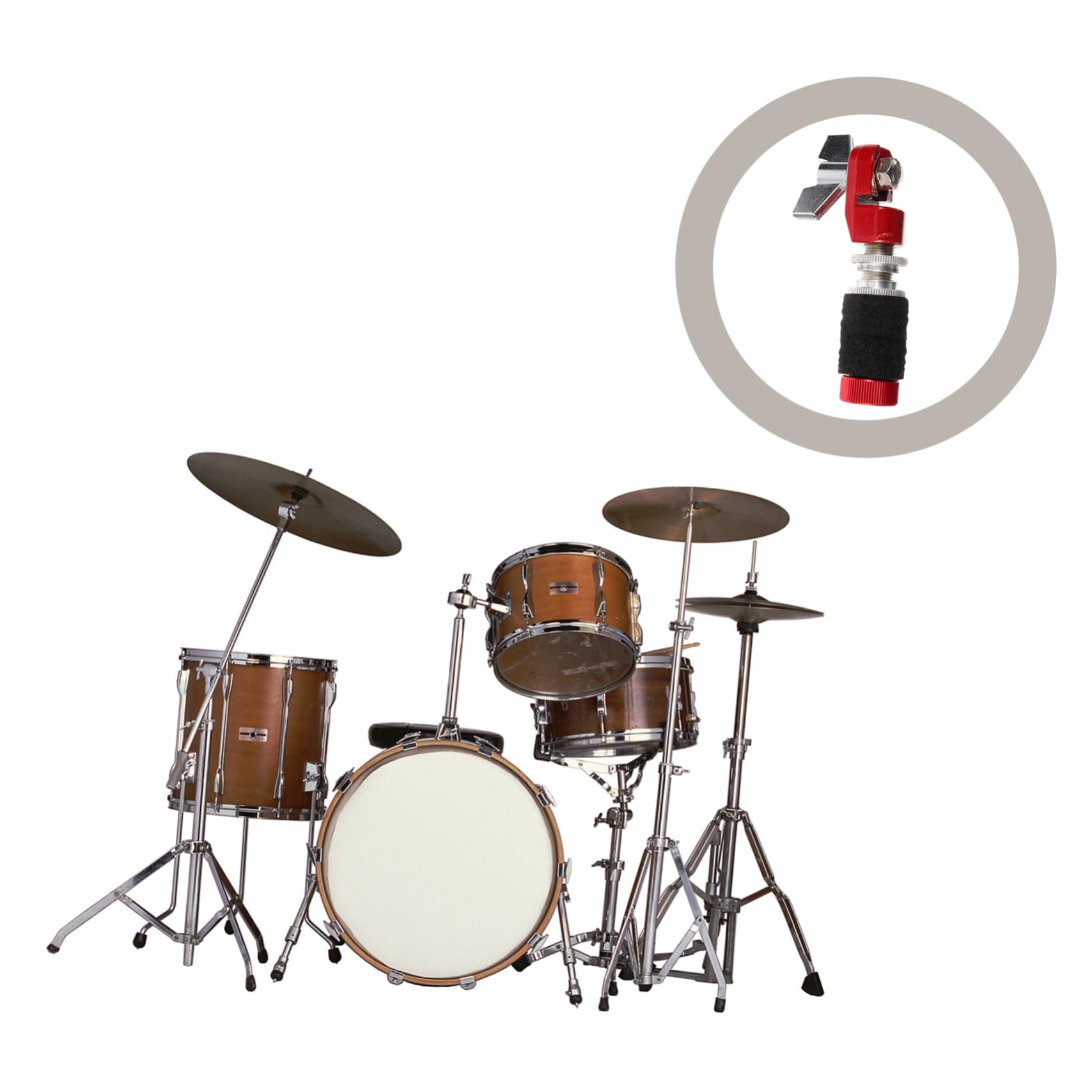 Levemolo Replacement Hi Hat Clutch Nut for Drum Sets Metal and Felt Drum Hihat Clutch Stand Post