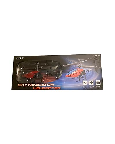 Sky Navigator RC Helicopter, LED Light for Night Flying, Quad-Copter