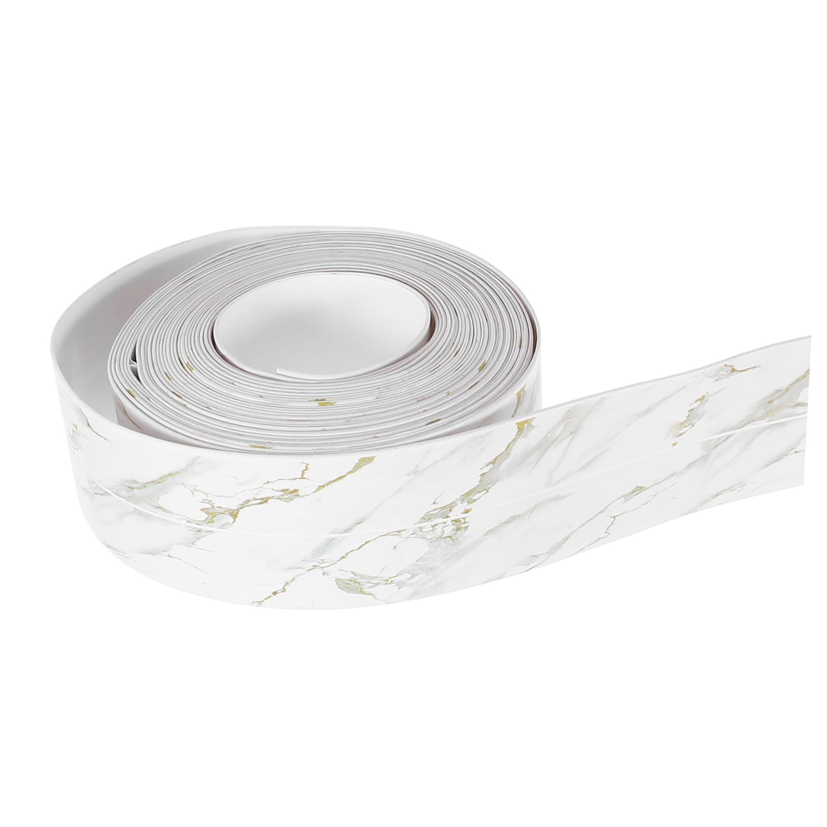 FUNOMOCYA Toilet Caulk Tape Self-Adhesive Caulking Tape 17.39ft Long Sealing Strip for Kitchen Bathroom