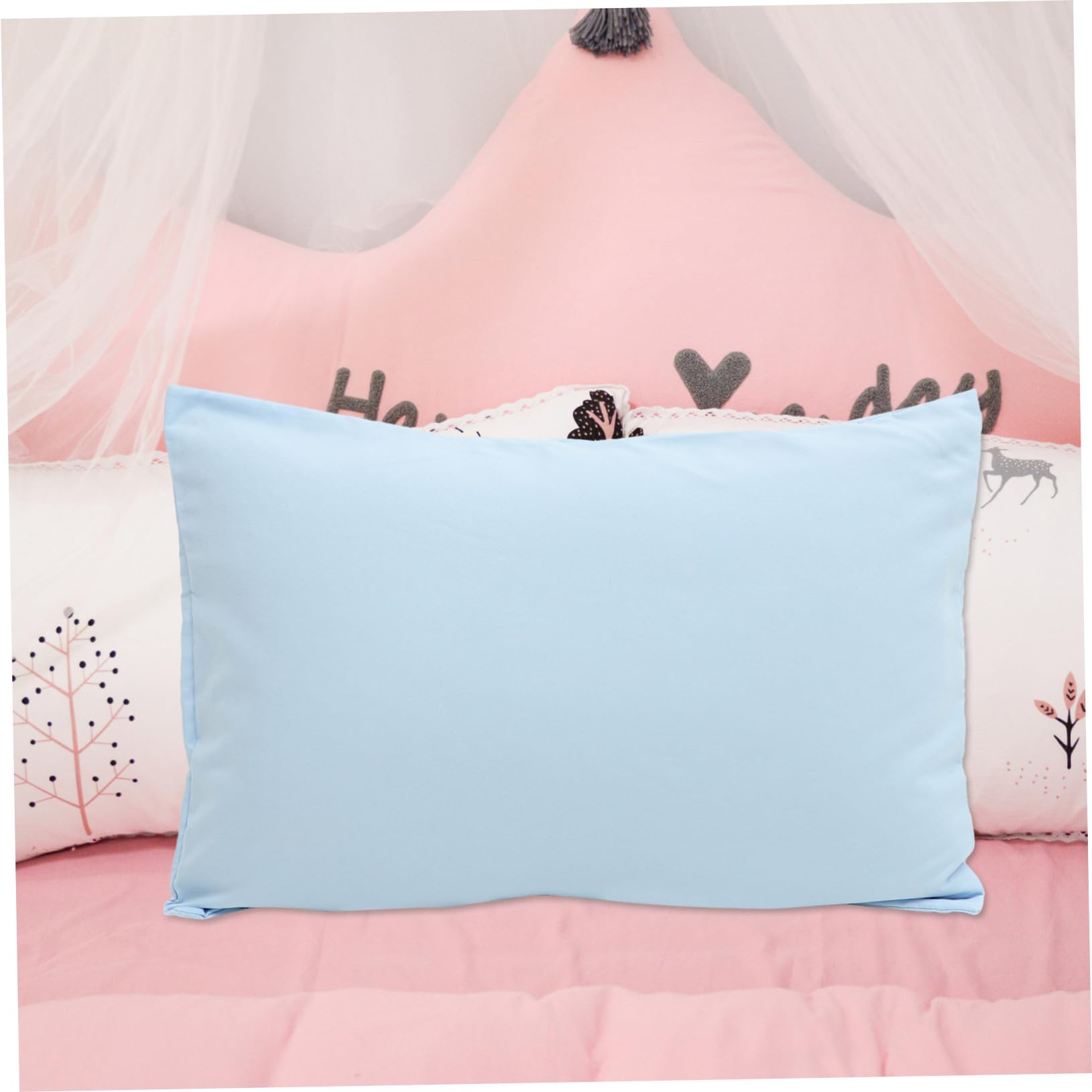GRIRIW Mini Pillow Cases for Kids Toddler Pillowcases Envelope Closure Easy Washable Pillow Covers