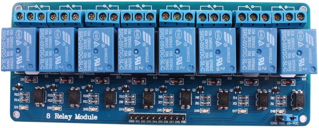 KitsGuru 8 Channel DC 5V Relay Module for DSP AVR PIC ARM KG128 (B078K2T8CV) Amazon Price History, Amazon Price Tracker