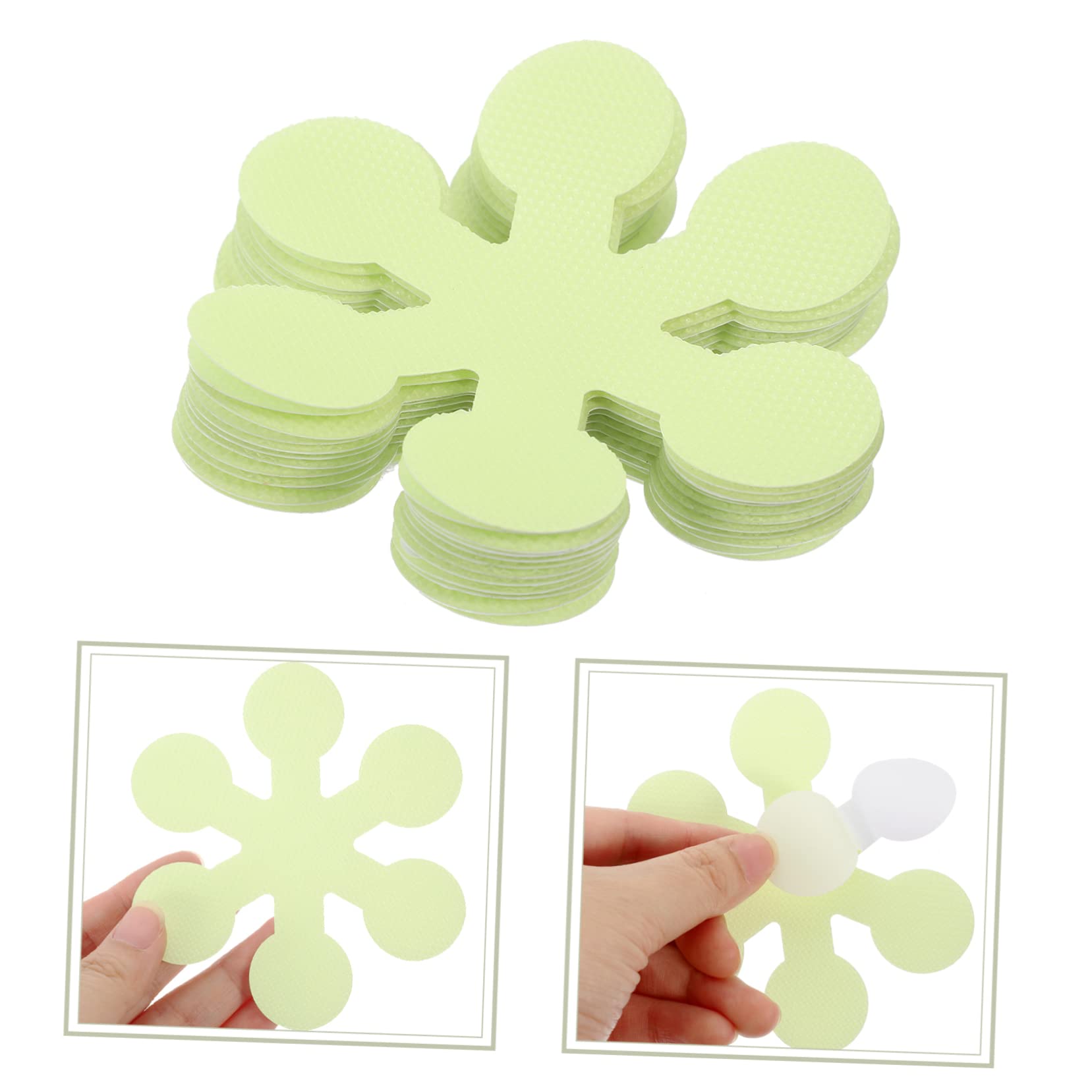 Zerodeko 80pezzi Nastro Antiscivolo Fluorescente Per Scale Strisce Riflettenti Per Gradini Adesivi Luminosa Per Sicurezza e Resistente Al Caldo
