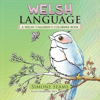 Paperback Welsh Language: A Welsh Children's Coloring Book