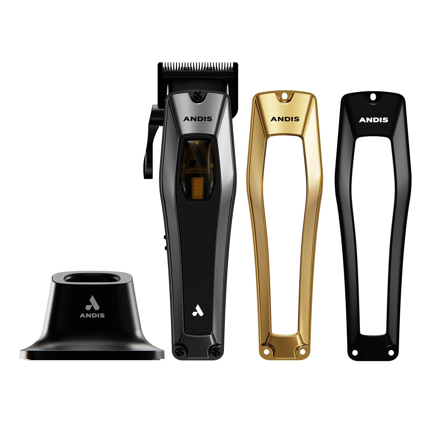 Andis 562446 Recon Professional Barber Vector Motor Hair Clipper, Adjustable-Fixed Phaze Blade, Includes OG Comb Set, Lithium Ion 4-Hour Run Time,