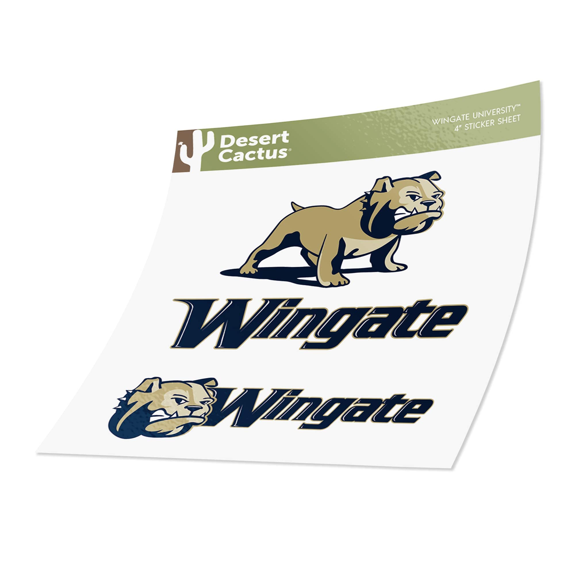 Desert Cactus Middle Georgia State University Sticker Knights Vinyl Decals Laptop Water Bottle Car Scrapbook Sheet T2 (Type 2