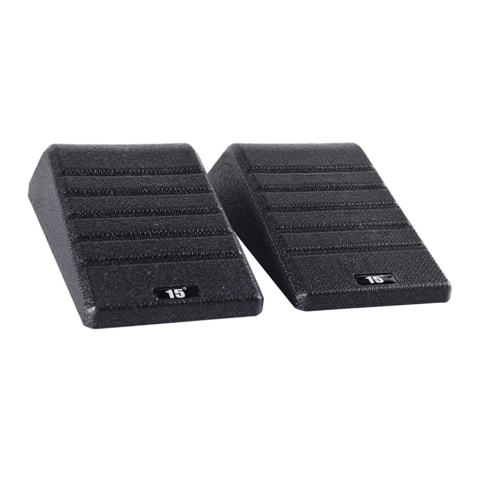 Pegciuho 2 Pieces Squat Wedge Block, Heel Raise, Incline Board, Multifunctional And Balance Board, Block, Black