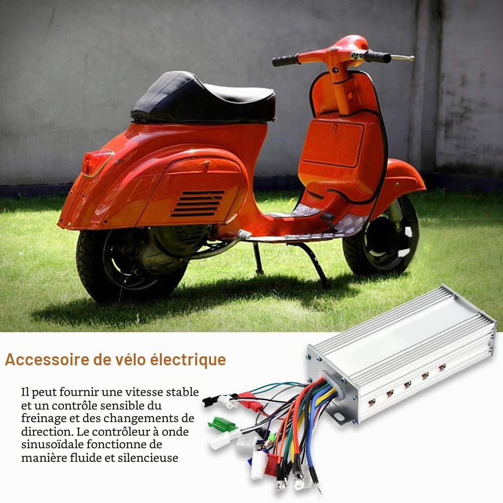 Contrôleur sans brosse de moteur, contrôleur de ue de sinus de moteur de contrôleur de vitesse de moteur de 36V/48V 1000W sans brosse pour la planche à roulettes électrique de scooter d'E-Vélo de b