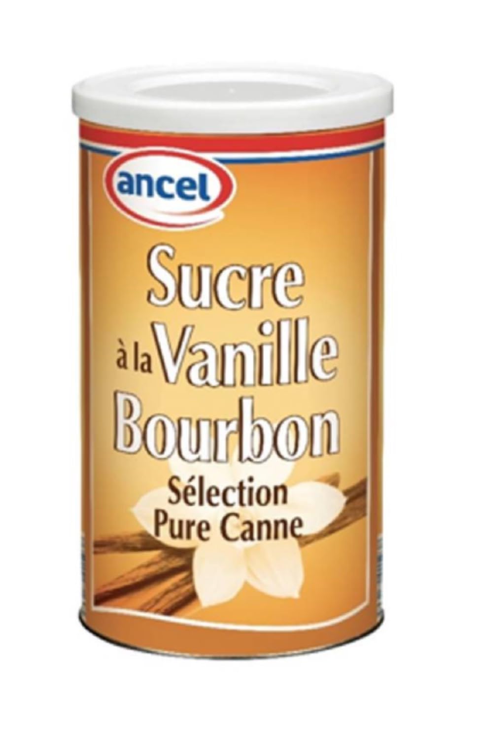 Sucre à la vanille de Bourbon ANCEL 1kg/Boite - Offres de 1, 2 et 3 Boites - Livraison Gratuite France (1 boite)