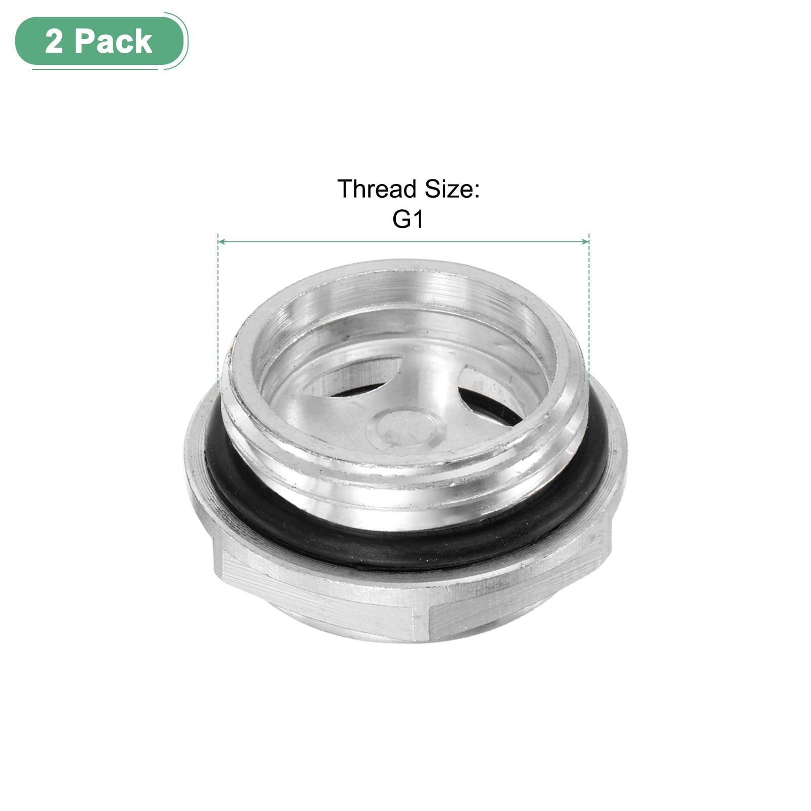 M METERXITY 2-Pack Air Compressor Oil Sight Glass - Image 3
