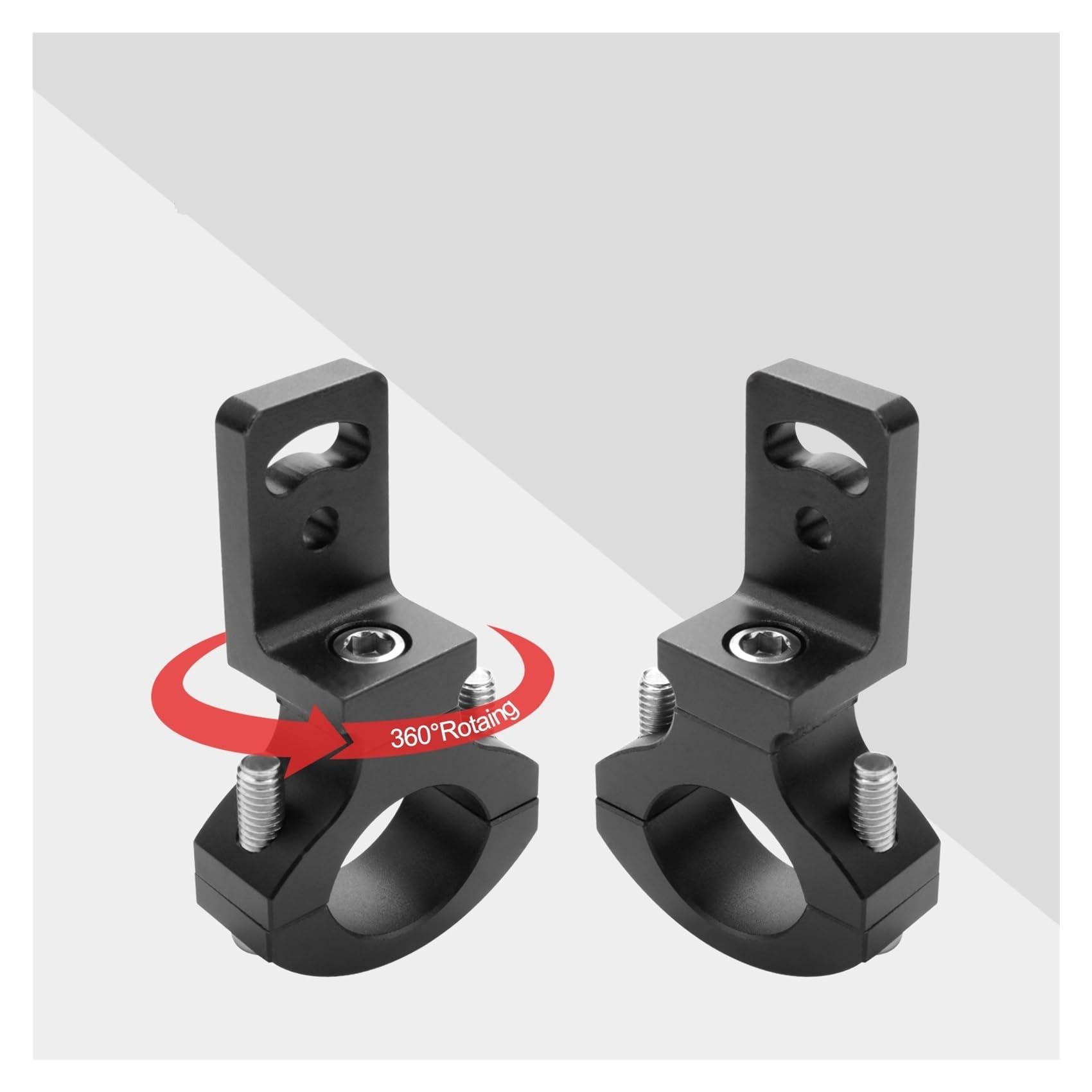 Supports De Phares Moto - Pinces 22mm-31mm Pour Barre De Tube
