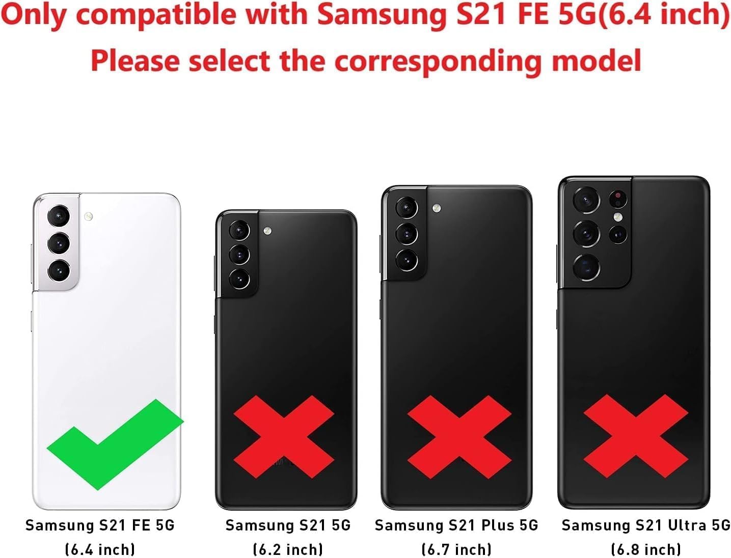 Galaxy S21 FE case,Samsung S21 FE 5g case S21 FE Heavy Duty case[ with Clip], [Shockproof] [Dropproof] [Dust-Proof], Compatible with Galaxy S21 FE/Galaxy S21 FE 5G