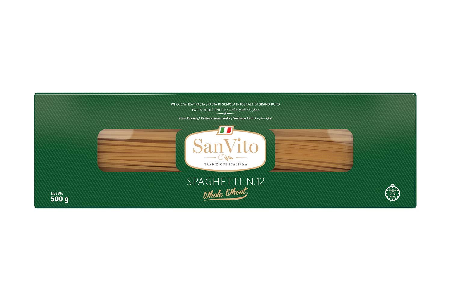 San Vito Whole Wheat Pasta, Spaghetti (N.12), 500 g (B07FFNFLGX) Amazon Price History, Amazon Price Tracker