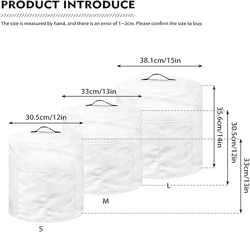 Miniatura 6 de Hinthetall Hummingbird Rose - Funda para olla a presión compatible con freidora de aire, funda protectora redonda con asa superior y 2 bolsillos