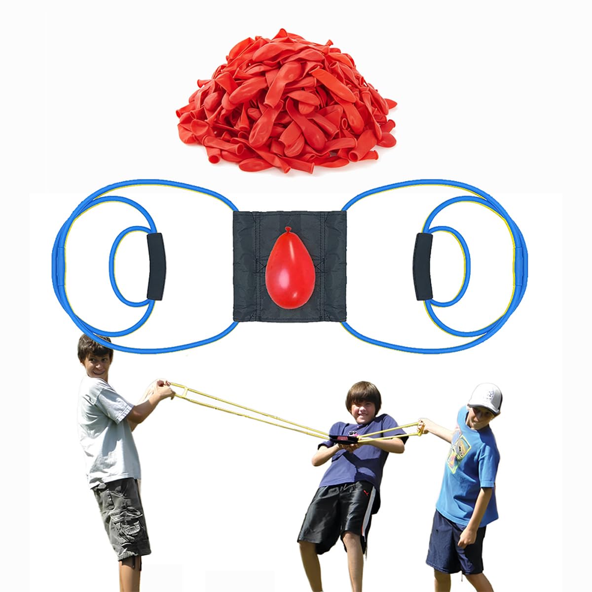 Water Balloon Launcher (dark blue-1);water balloon slingshot Beast 400-yard;500 Waters Balloons