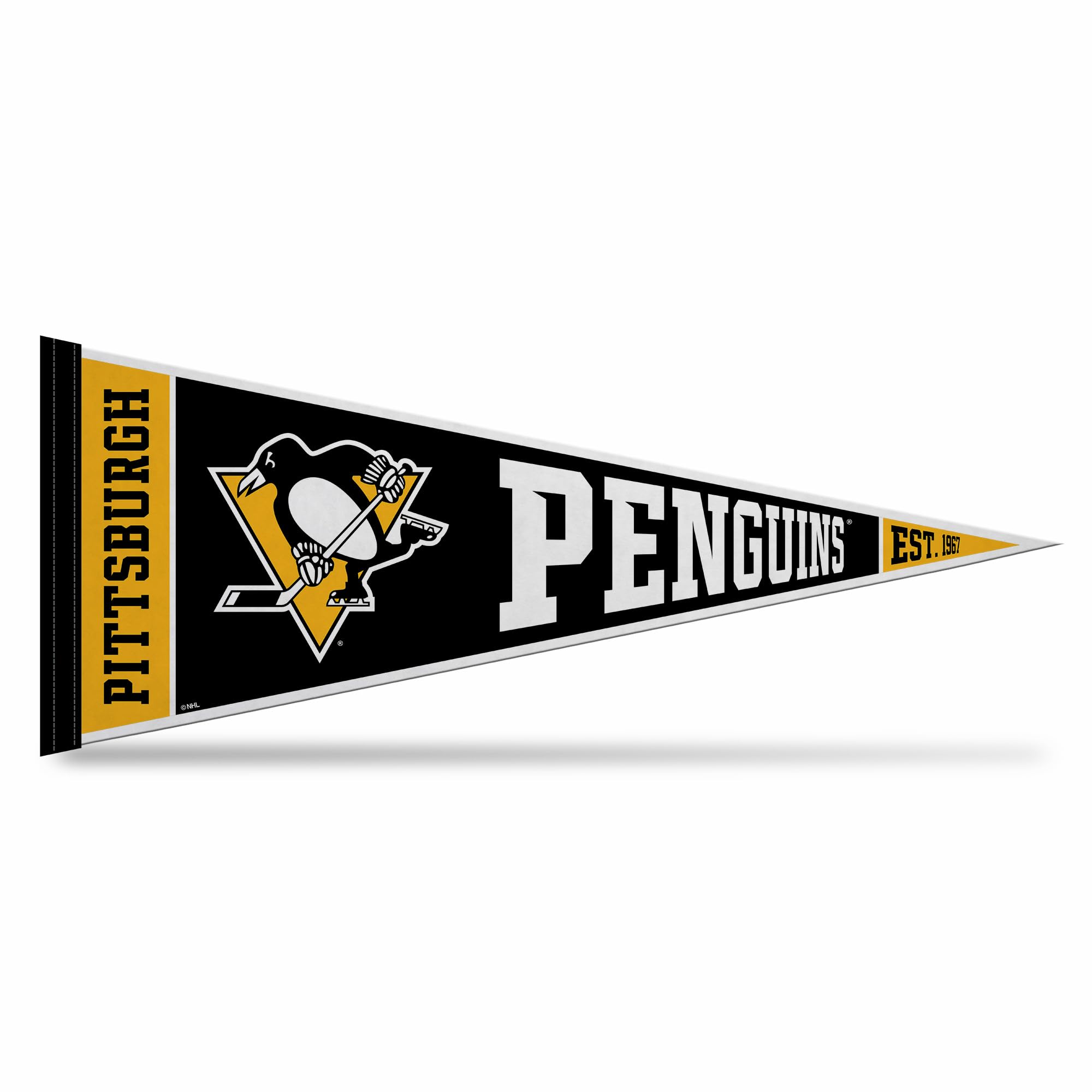 Rico Industries NHL Hockey 12" x 30" Felt Wall Décor Pennant - Great for Home/Bed Room/Man Cave Décor