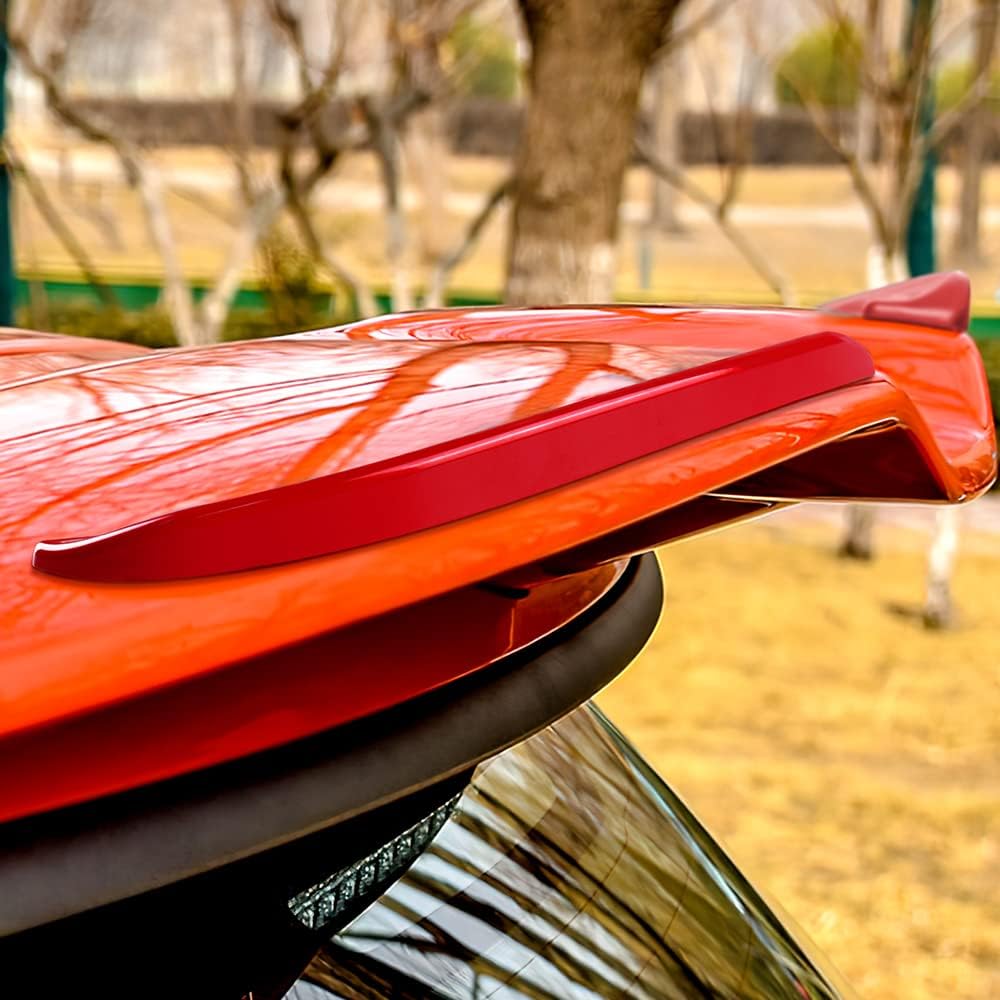 KUNGKIC MINI Cooper Spoiler Rear Wing Lip Compatible with F55 F56 S/JCW 2014-2022 Sport Cool Exterior Decoration Accessories Red