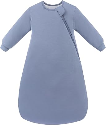 PurComfy Supersoft Premium Bamboo Viscose Long Sleeve Sleep Sack, 1.0 TOG