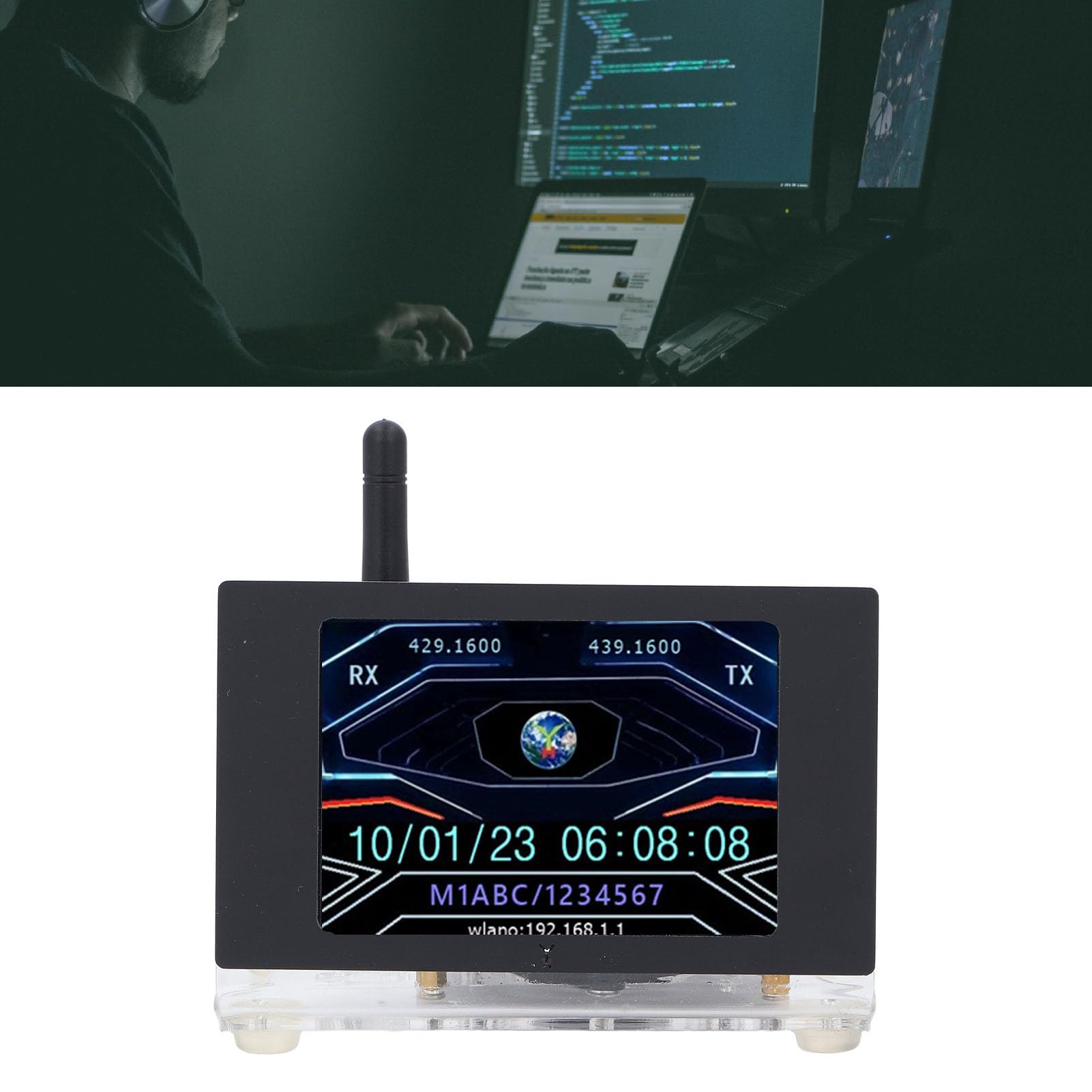 TOPINCN Modem Vocale Digitale MMDVM Componenti Eccellenti Modulo Hotspot con Schermo a Colori da 3,5 Pollici per Comunicazione Vocale Digitale e Trasmissione Dati