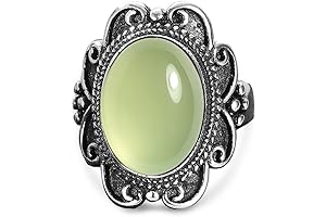 Natural Oval Agate Stone Ring: Your Boho Style Statement