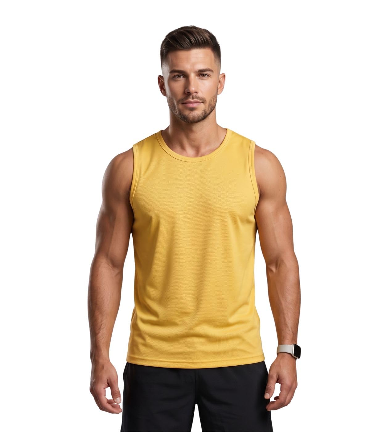 Men's Sleeveless Tank Top – Premium Blended Fabric Muscle Fit Gym Vest | Casual Summer Workout Shirt | Breathable & Lightweight Fitness Wear, Running & Daily Use-picture-39