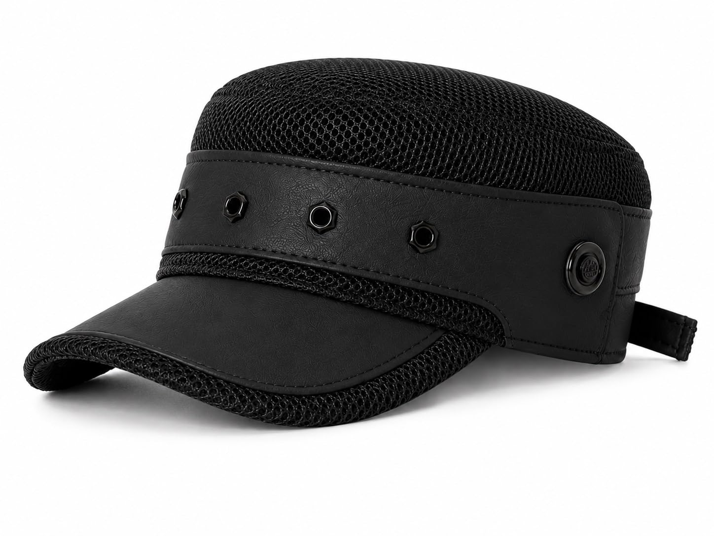 Men's Net Military Adjustable Cap c-01 (Free Size_Pack of 1)-image-8