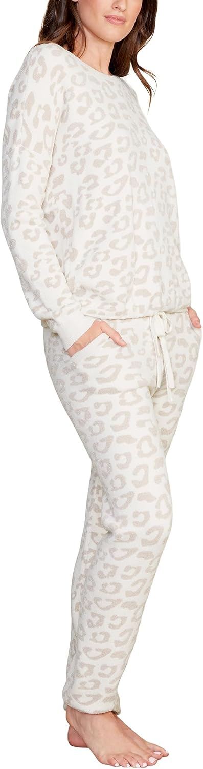 Barefoot Dreams CozyChic Ultra Lite Barefoot in The Wild Track Pants for Women, Luxury Loungewear, Gym Track Bottoms - Image 4