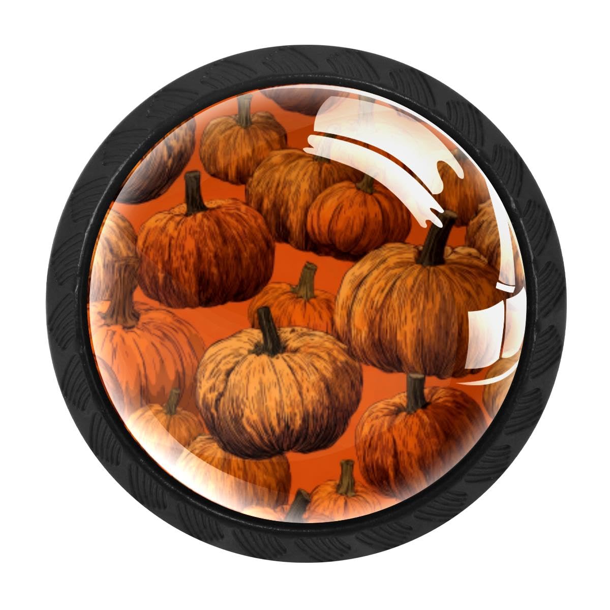 Heoeh Multi 9 4 Pcs Kitchen Cabinet Knobs, Pumpkins Drawer Knobs Dresser Handles