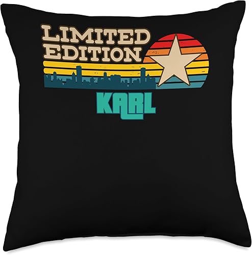 Limited Edition Martin Retro Radio Cassette Name Throw Pillow