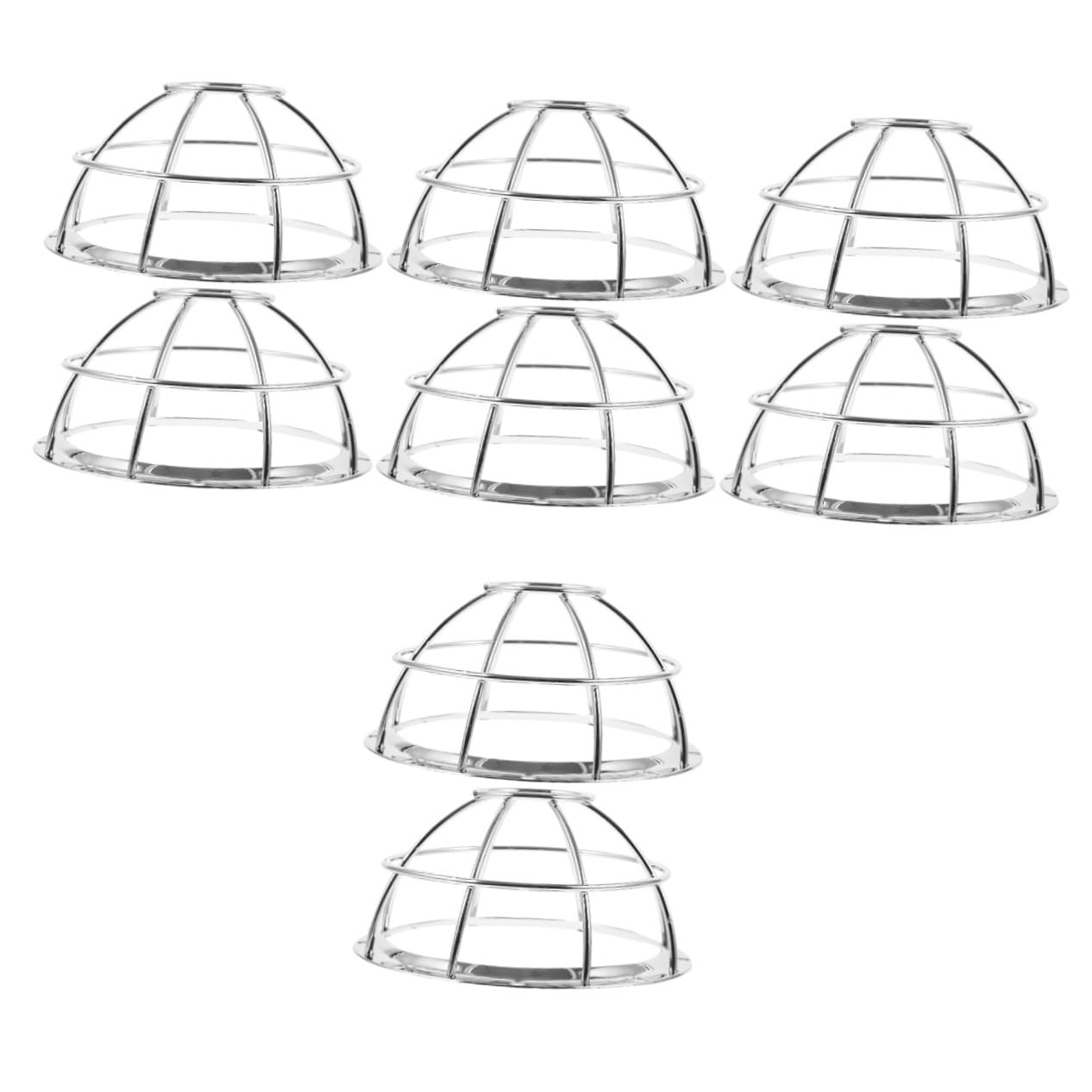 8 Pièces Protections Détecteur Acier Inoxydable Garde-Fil Robuste Anti-poussière pour Capteurs Protection pour Détecteurs de Fumée
