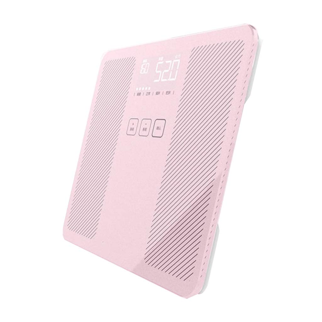 ZCXBHD Electronic Weight Scale, Accurate 0.3-150kg Home Adult Health Smart USB Charging Weight Loss Monitoring Digital Bathroom Scale (Color : Rose gold)-picture-24