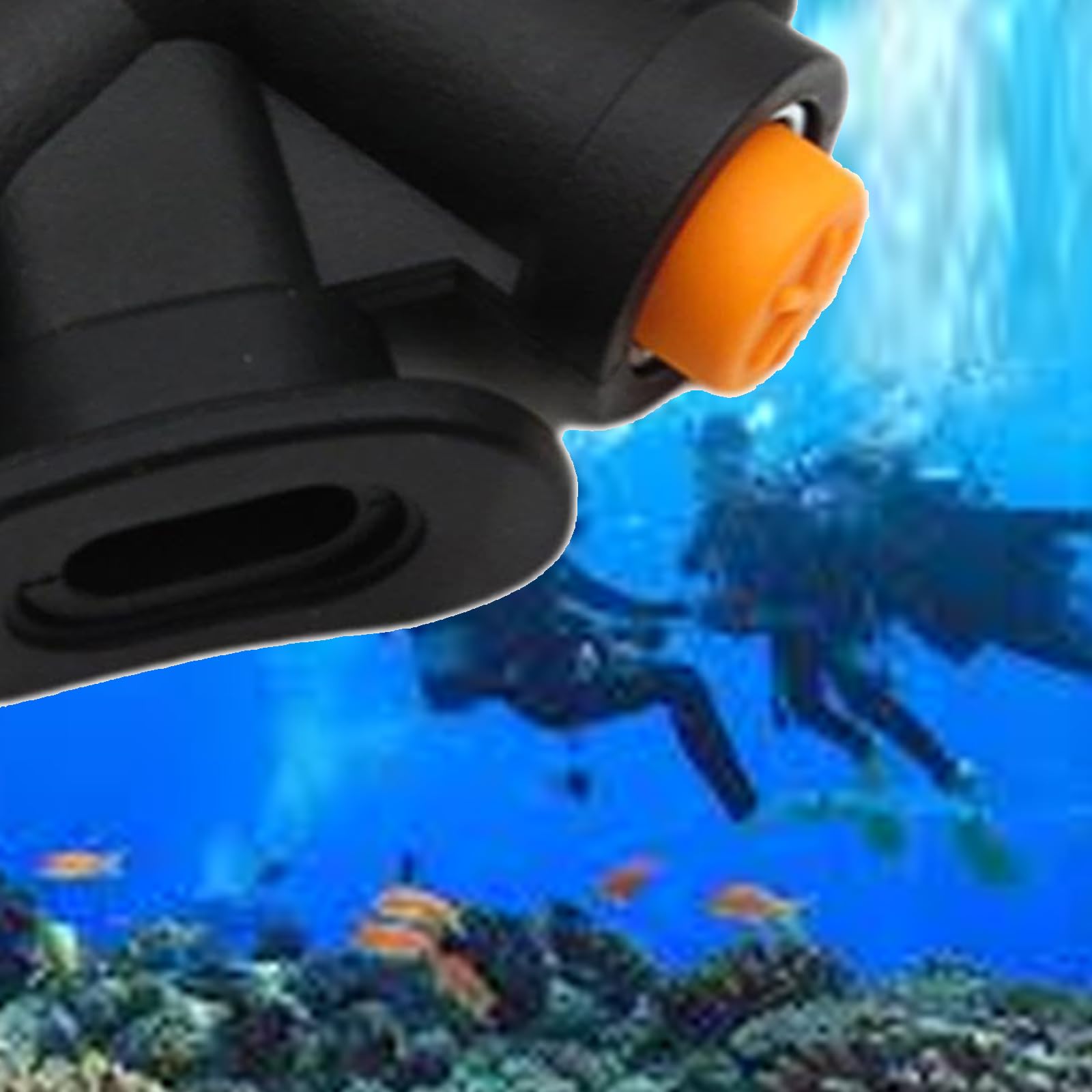 Scubas K Valve d'échappement basse pression pour contrôle de flottabilité, design compact pour plongée