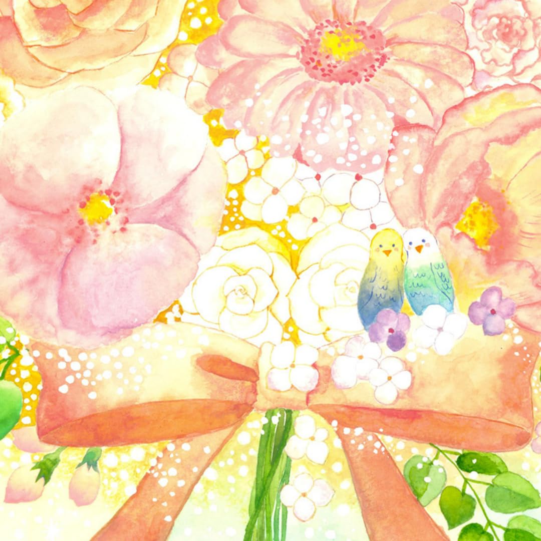 Amazon.co.jp: 絵画 花束 黄色 「光 ～hikari～」 花の絵 風水 玄関