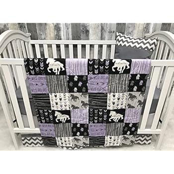 lilac baby bedding sets