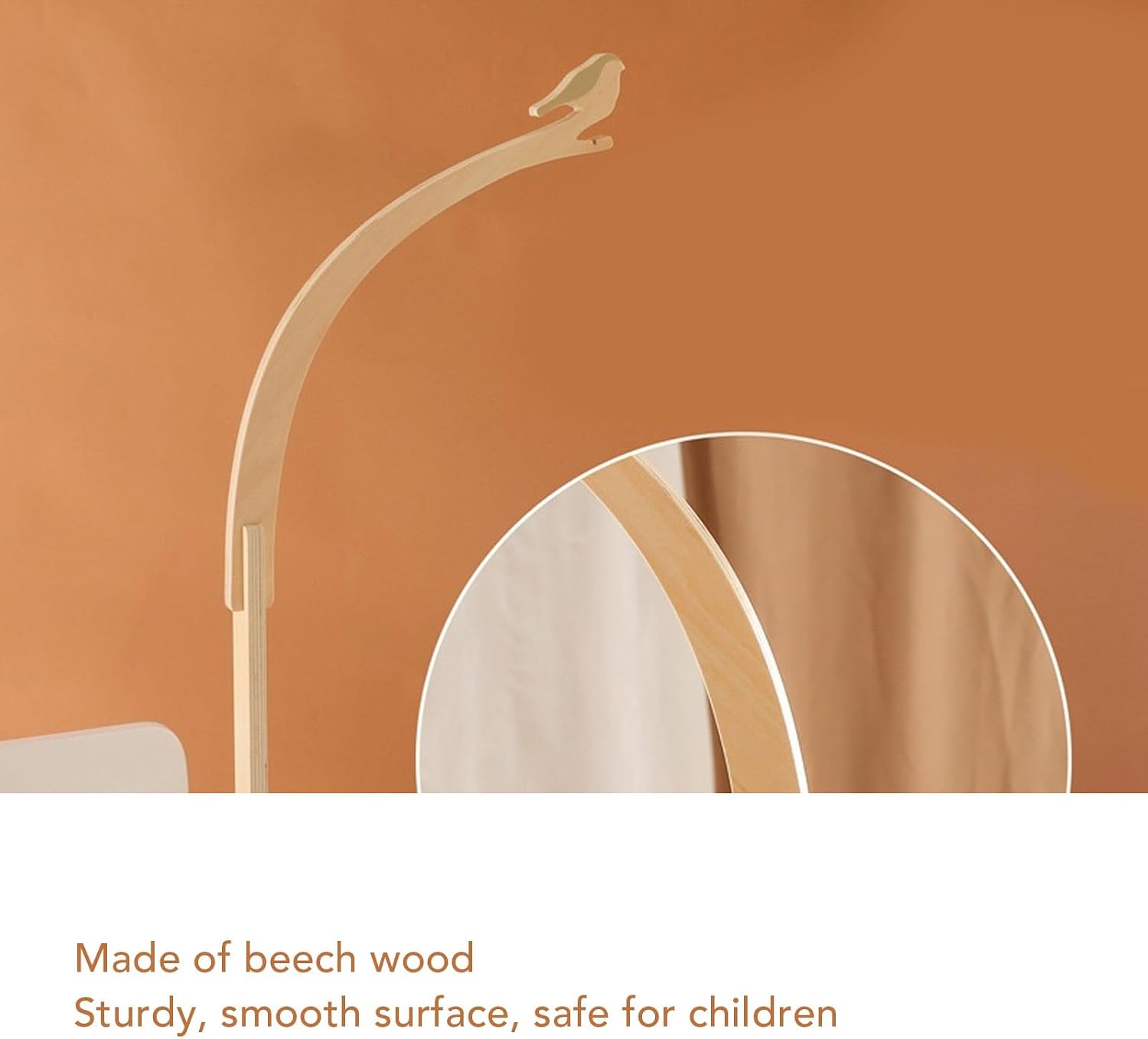 Baby Mobile Support, Baby Mobile Mobile Bed Easy Bell Support Baby Wooden of Mobile