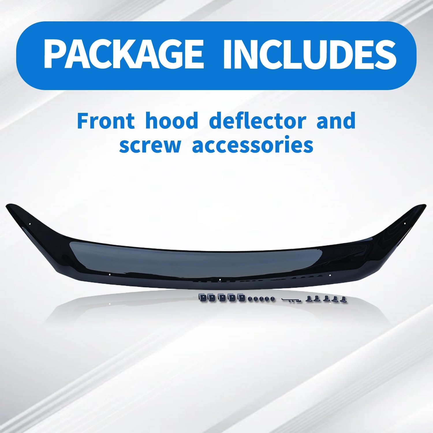 Front Hood Deflector Protector for Transit Custom 2012-2018
