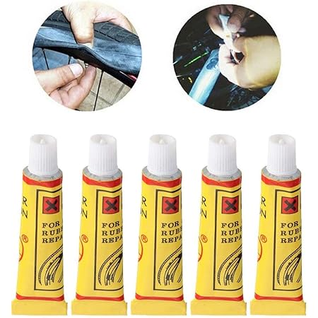 Colle Pour Rustines De Vélo – Lot De 1 à 3 Tubes De 8ml, Réparation Chambre à Air