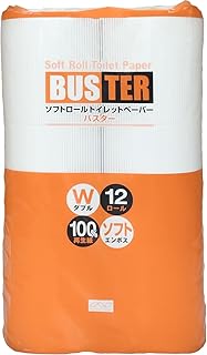 トイレットペーパーバスター12ロール (8パック, ダブル)
