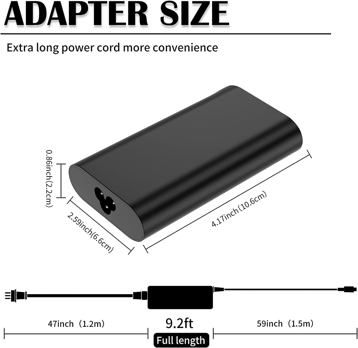 IEFUU 65W 45W Laptop Charger Compatible with Dell USB C Charger-Dell Latitude 5420 7420 5520 5530 7320 7390/ XPS 12 13 15/Chromebook/Inspiron/Vostro AC Adapter Laptop Charger Type C Power Supply Cord - Image 3