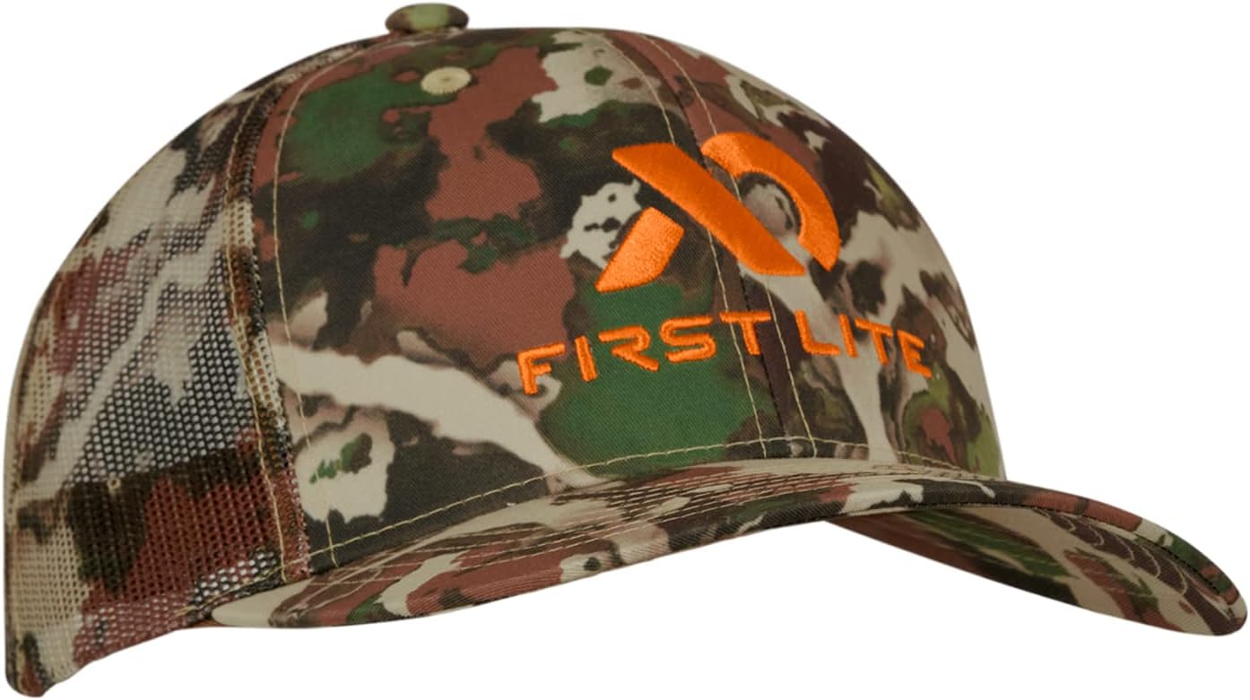 First LiteTrucker Hat - Lightweight Mesh Camo Hunting Cap