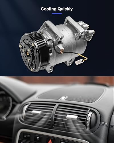 Vista 135 de ECCPP Compresor de A/C con embrague 2014-2018 apto para Ford Focus 2.0L AC Compressor