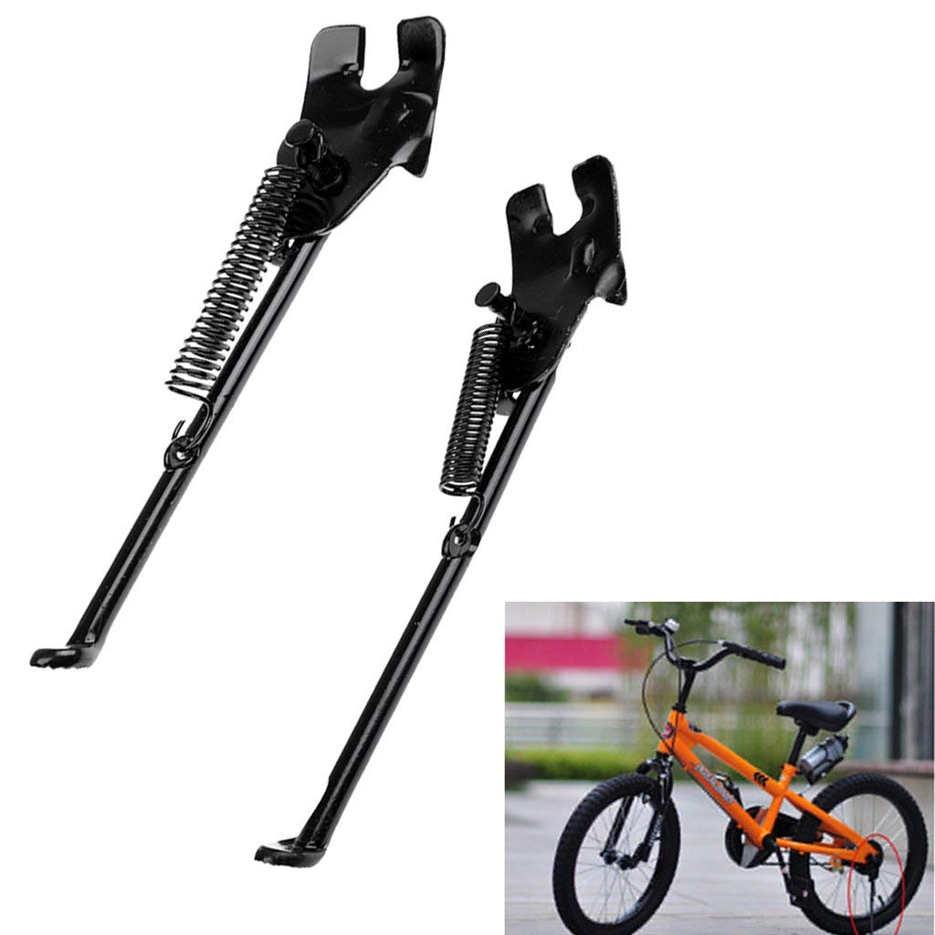 Inzopo Fahrradständer für 35,6 cm (14 Zoll), 40,6 cm (16 Zoll) BMX-Fahrräder, Hinterachsenhalterung, Schwarz, 2 Stück Sport & Freizeit