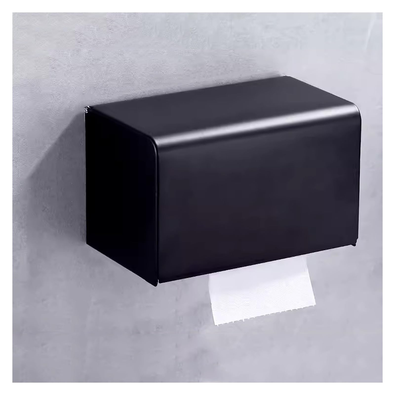 household tissue box, Mounted Tissue Napkin Holder Dispenser Drawer Box Bathroom Accessories for Home Kitchen Toilet, Drill-Free(7.9INCH)