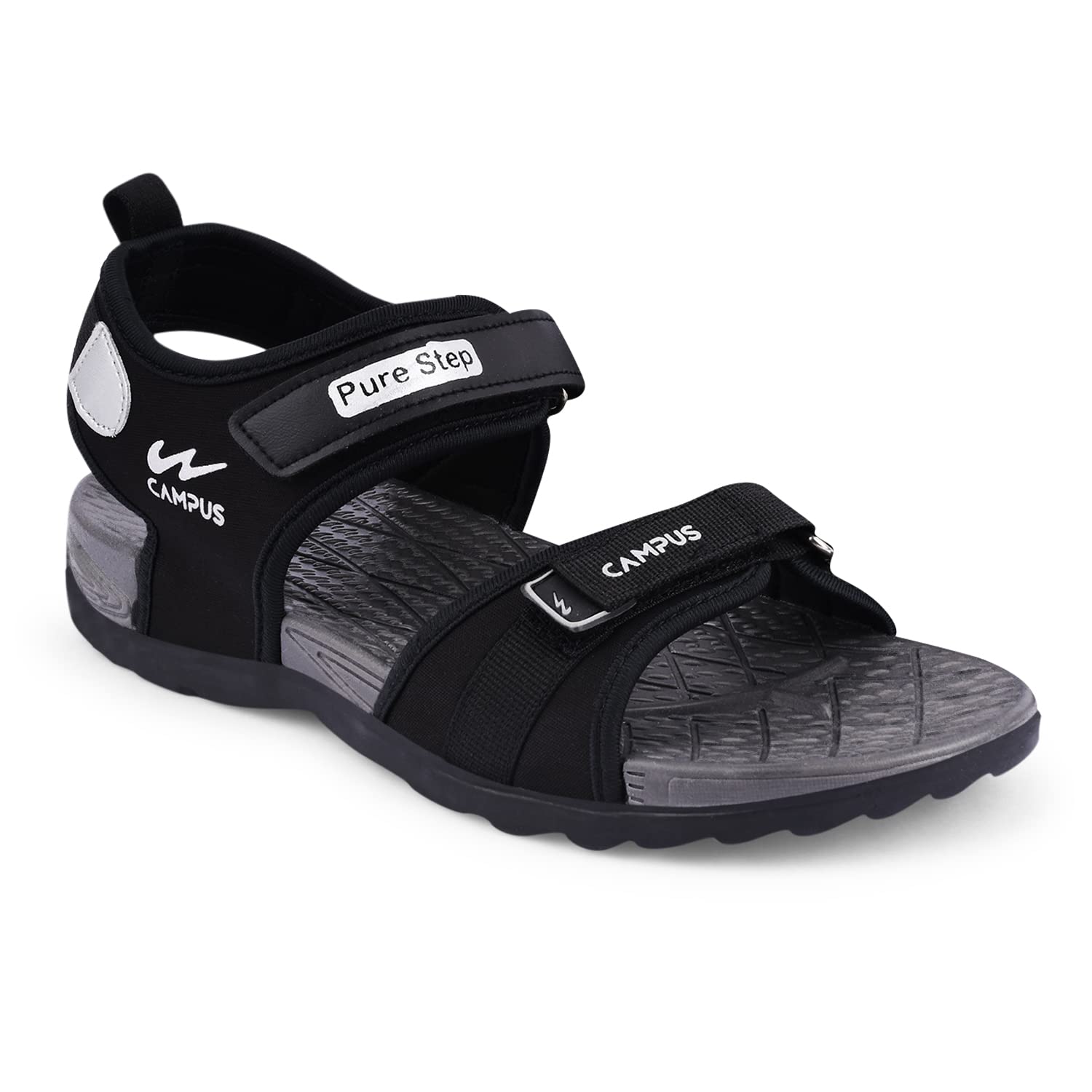 Campus Men's GC-22107 BLK/SIL Sports Sandal 6UK - Image 1