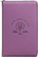 Bíblia NVI com zíper: Em memória de mim, courosoft roxo com toque emborrachado, Leitura Perfeita: Nova Versão Internacional