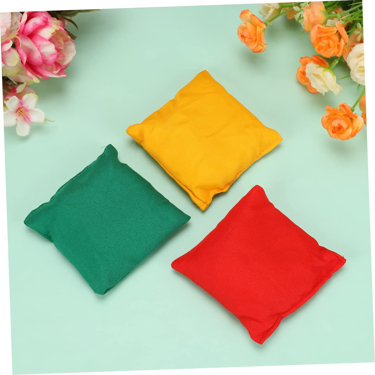 Kisangel 6pcs Sandbag for Juggling Balls for Outdoor Play Fun Game Activity for Present for Friends and Random Color