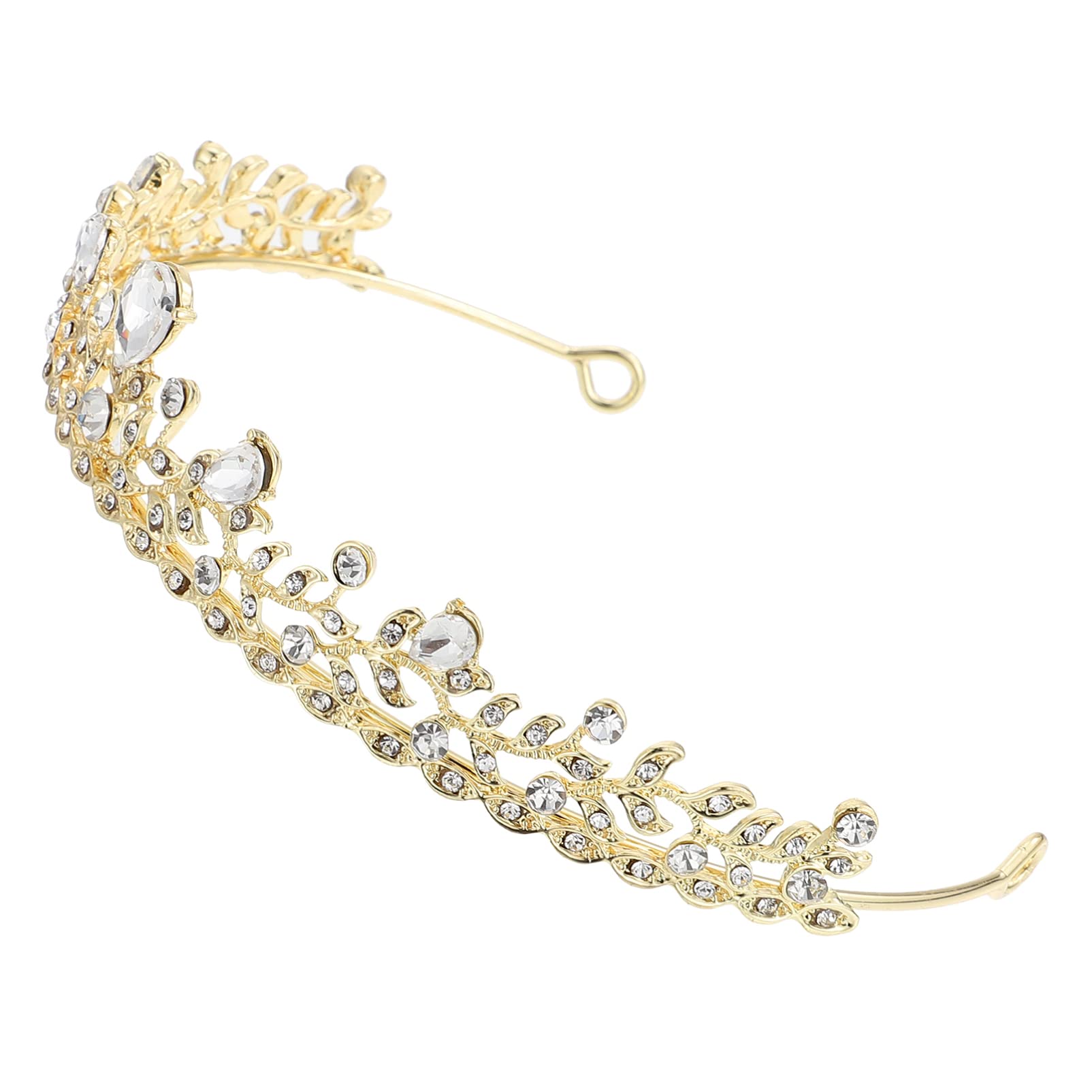 minkissy 2 diademas de aros, tiaras para novia, graduación, diadema de diamantes de imitación, tocado de fiesta para niñas para diamantes de imitación: princesa vintage plateada, reina de concurso