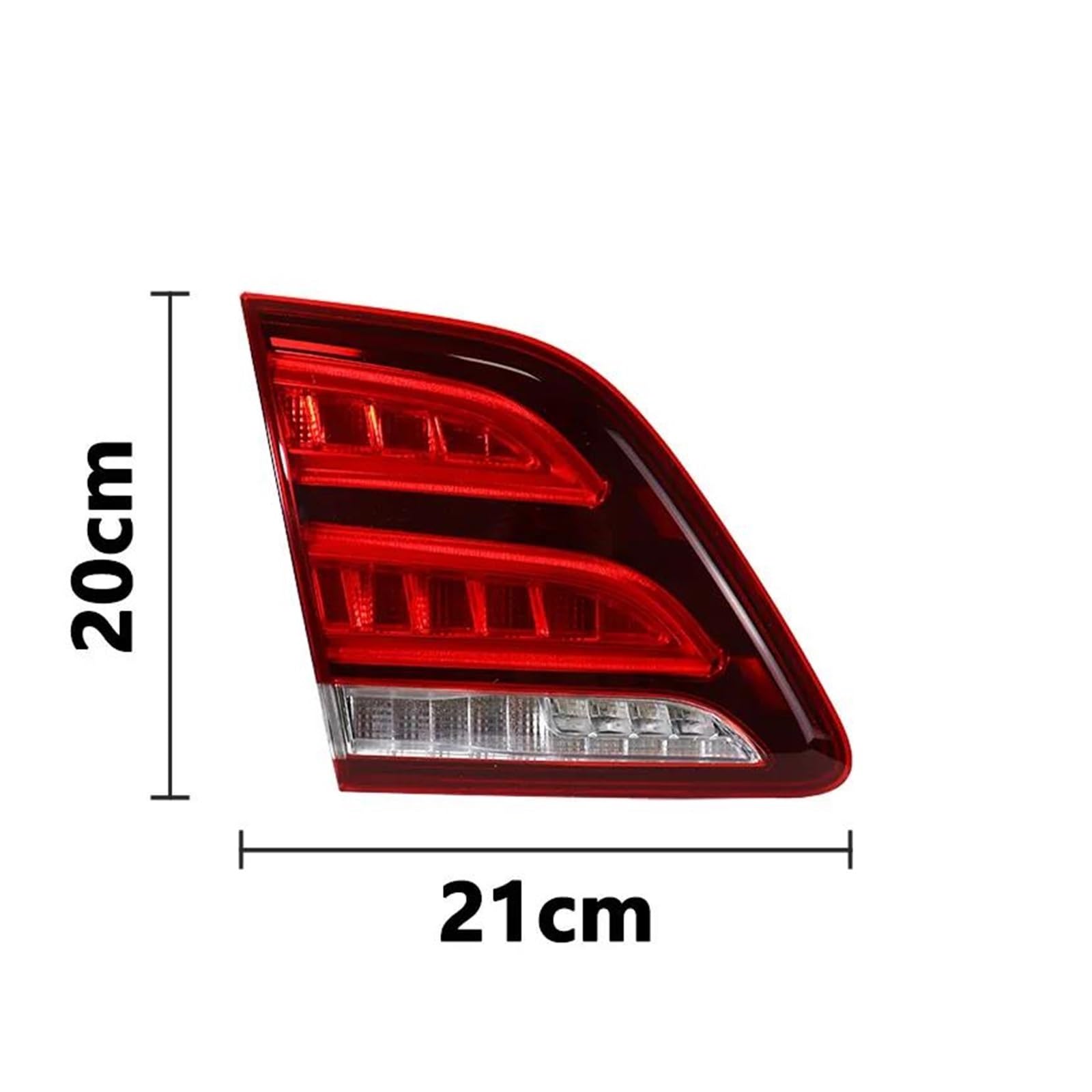 Luces Freno Traseras Para Mercedes para Benz W166 clase GLE GLE320 GLE350 GLE400 GLE500 2016-2019 luz trasera LED para coche Kit De Luces Traseras(Inner l)