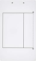 Vista 4 de Murray Sporting Goods sujetapapeles para entrenadores de borrado en seco Pizarra blanca de doble cara