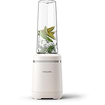 Philips Eco Conscious Edition Frullatore serie 5000, Tecnologia ProBlend, App HomeID, Lama estraibile, Bicchiere Tritan™ Renew da 600 ml, Plastica bio, Opaca Bianca (HR2500, 00)