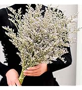 Dried Flowers Bouquet, Dry Caspia Flower Bundle, Floral Lavender, Babys Breath Artificial Flowers...